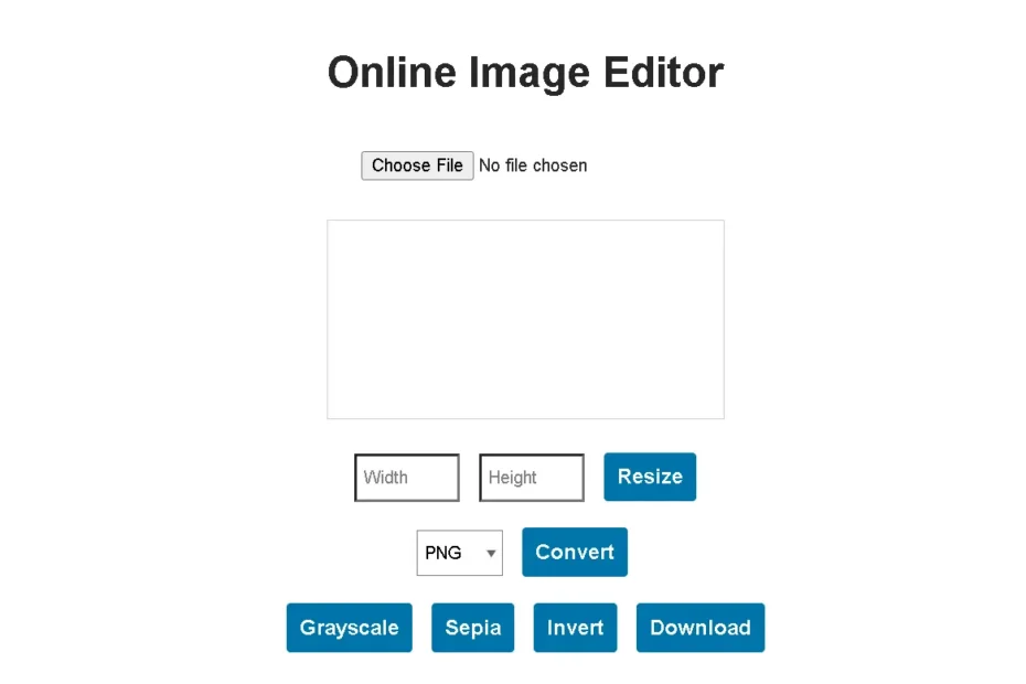 Online Image Editor