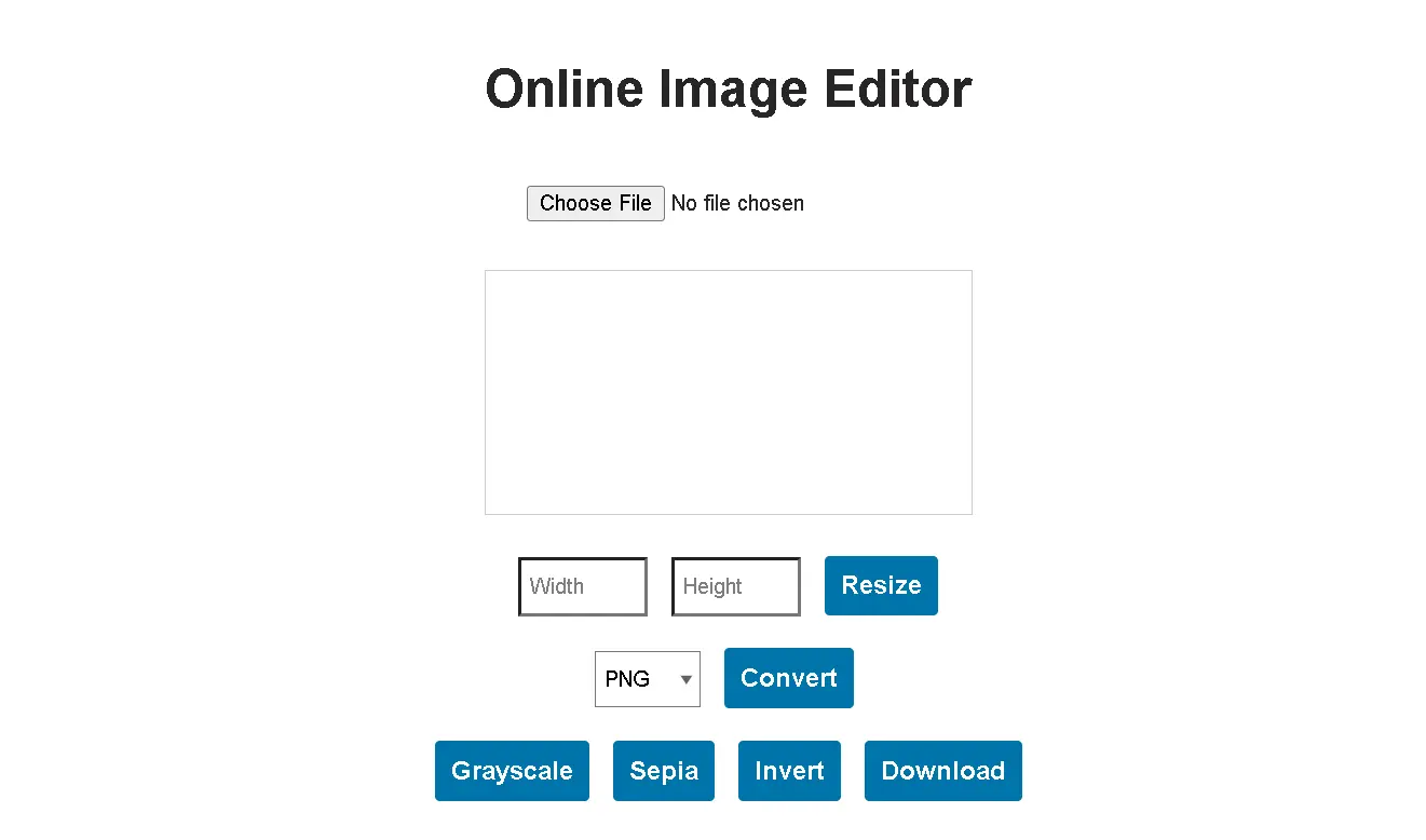 Online Image Editor