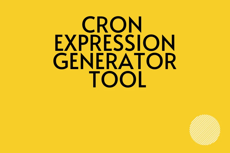 Cron Expression Generator Tool