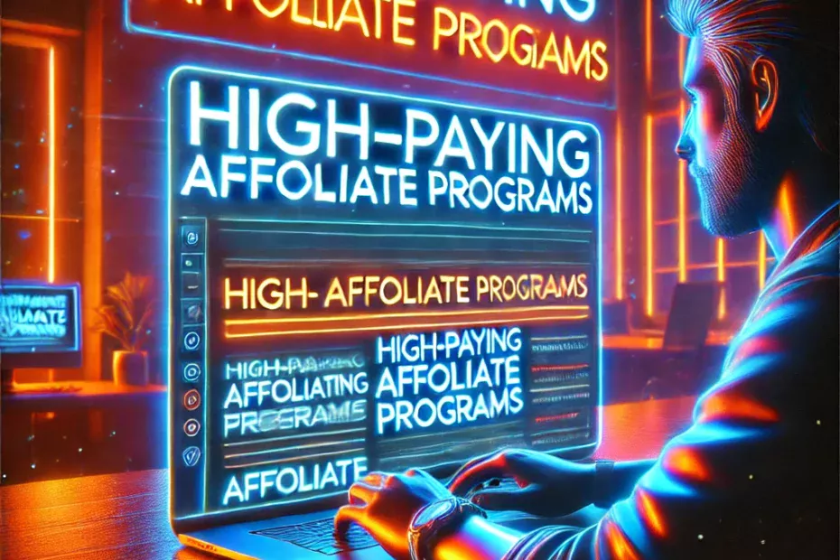 High-Paying Affiliate Programs