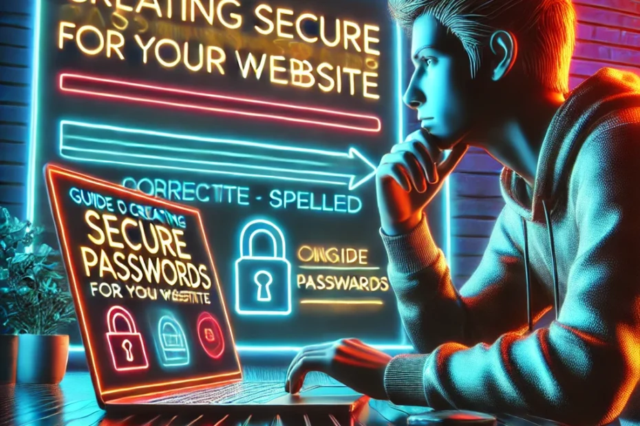 Guide to Creating Secure Passwords for Your Website