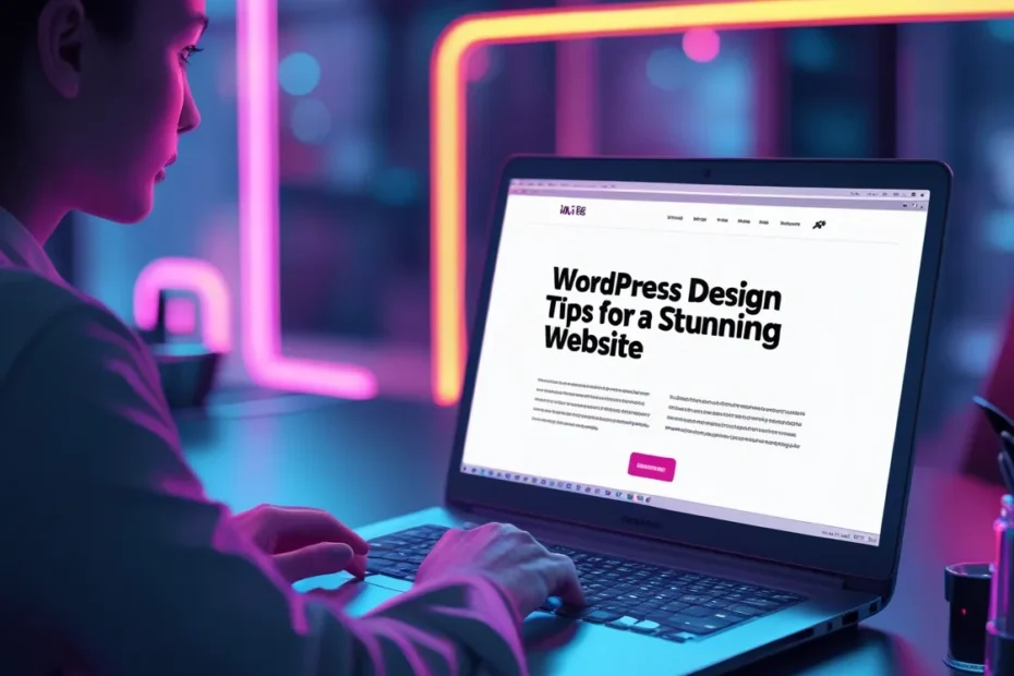 WordPress Design Tips for a Stunning Website